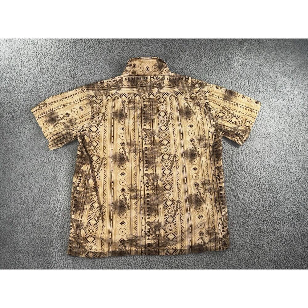 Western Rodeo Cowboy Shirt Men XL Southwest Aztec Theme Falls Creek Button‎ Up - Picture 2 of 5